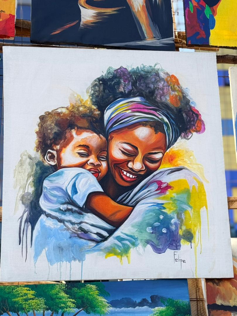 Family Portrait painting example