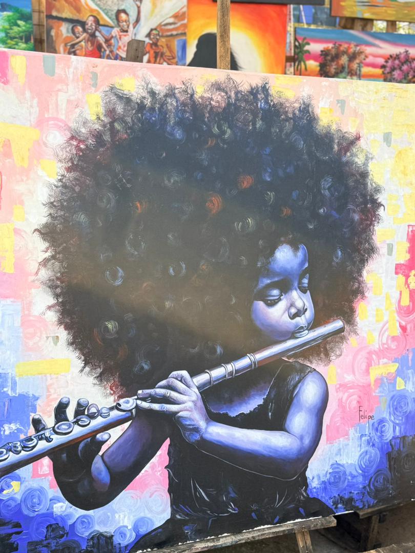 Hand-painted artwork sample 9