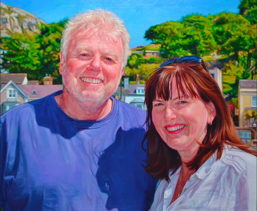 Grandparents painting example